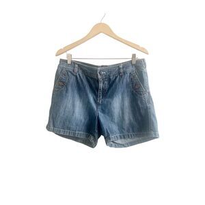 G.H. Bass & Co. Women’s Lightweight Denim Shorts Pockets Size 12